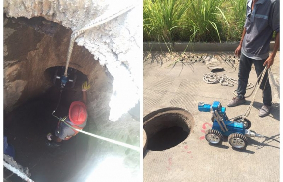 管網(wǎng)檢測機器人投入使用，以科技助力公路施工